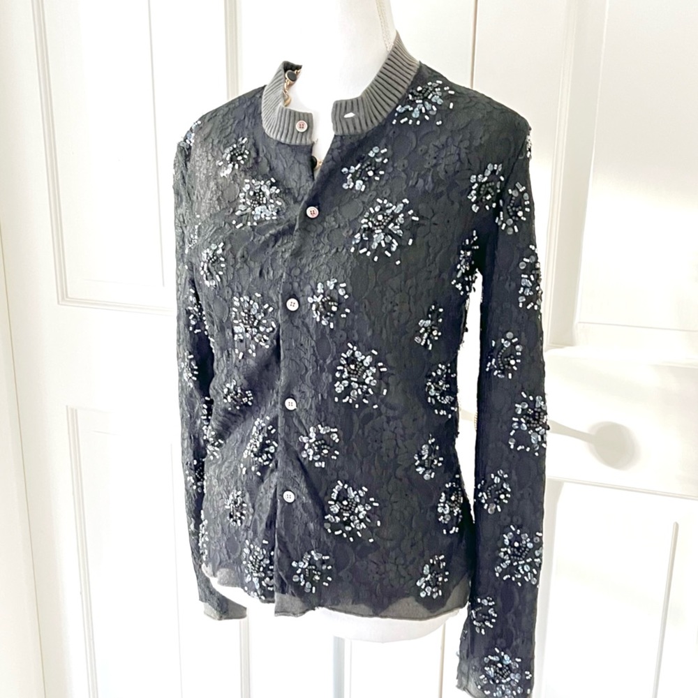 Junya Watanabe Comme des Garcons gray cardigan M